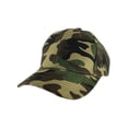 thumbnail image 1 of TopHeadwear Blank Youth Baseball Adjustable Hook and Loop Hat - Camo, 1 of 2