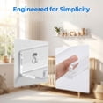 thumbnail image 4 of PULMCheerger Clear Acrylic Vinyl Record Shelf Wall Mount Display, 8 Pack Album Holder for Music Lovers, Transparent Floating Storage Rack, Space-Saving Solution, 4 of 8