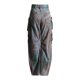 thumbnail image 5 of Pantalones de mezclilla de trabajo con grafiti, de moda, holgados, con múltiples bolsillos y para uso industrial pesado, 5 of 5