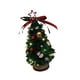 thumbnail image 4 of Kit de árbol de Navidad tejido a mano para regalar a un amigo, para escritorio, escaparate o dormitorio. Verde profundo, 4 of 9