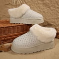 thumbnail image 6 of hzomhy Womens Snow Boots Closed Toe Warm Lining Thick Sole Slip On Design for Casual Cold Weather Daily Wear, 6 of 9