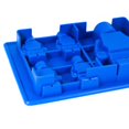 thumbnail image 1 of Molde de silicona para cubitos de hielo con forma de ladrillo de juguete Lego cuadrado para hornear feliz, 1 of 2