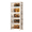 Transparent, variant on NTYNTY 5 Tier Stackable Plastic Storage Bins with Lid and Wheels-Closet Organizers and Storage,Foldable Storage Containers,Organization and Storage Boxes for Craft,Home,Pantry,Dorm,White