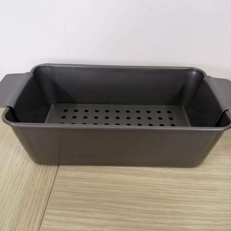 Rachael Ray Bakeware Meatloaf/Nonstick Baking Loaf Pan with Insert, 