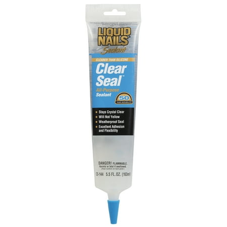 Liquid Nails Clear Seal All-Purpose Sealant (CS-144), 5.5 Fluid Ounces