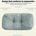 thumbnail image 4 of Sectional Sofa with Lumbar Support Pillow, Blue, 1 Piece, 4 of 4