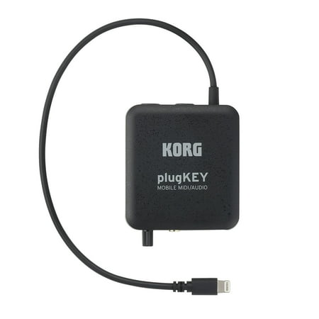 Korg plugKEY is a Portable MIDI and Audio Interface, Black (PLUGKEYBK)