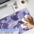 thumbnail image 4 of Purple Camouflage &nbsp;mousepad Gamingwaterproof,rubber+multispandexnon Slip the Camouflage Seriesgaming Mouse PadDesk Pad for Office Home Game 31.5x15.7inches, 4 of 7