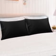 thumbnail image 4 of Funda de Almohada Unique Bargains Algodón con Cierre de Sobre 2 Piezas 51x76cm Negro, 4 of 6