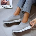 thumbnail image 4 of Women's Sneakers Size 9 Slip On Non Slip Nurse Shoes for Women Womens Slip On Shoes Wide White High Top Sneakers for Women Slip On Sneakers Woman, 4 of 9