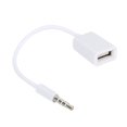 thumbnail image 1 of Cable convertidor de conector de audio auxiliar macho de 3,5 mm a USB 2.0 hembra para MP3 de coche, 1 of 8