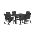 thumbnail image 6 of COSCO Outdoor Furniture, 7 Piece Patio Dining Set, Steel, Navy Sling, 6 of 13
