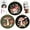 A-MIX -3PCS, variant on Dalrosia Mushroom Embroidery Kits for Beginners, Adult Embroidery Kit Cross Stitch Kit