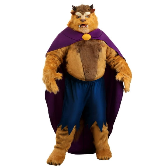 Plus Size Authentic Caped Disney Beast Costume for Men