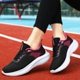 thumbnail image 2 of Wyzesi Espadrilles Rouges Femmes Largeur Grand Chaussures pour Dames Espadrilles Mode Plates Respirantes Fines en Maille Espadrilles de Course Espadrilles Roses pour Femmes Taille Espadrilles Blanches Femmes, 2 of 8