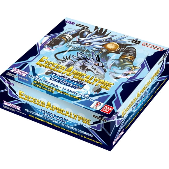 Juego de cartas Booster Box Digimon Exceed Apocalypse BT15