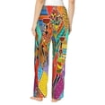 thumbnail image 3 of Sigee Dancing African Womans Print Women's Soft Pajama Pants - Breathable and Comfortable Lounge Sleep Bottoms with Elastic Waistband and Pockets-Small, 3 of 9