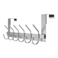 thumbnail image 5 of ANYHI Over The Door Hook, Door Coat Rack for Entryway, Over Door Towel Hook for Bathroom, Aluminium Door Coat Hook, Silver, 5 of 9