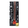 thumbnail image 3 of Maytalsory PCI-E 1x to 6x Exender Board USB Card Module Portable Mining Computer Motherboard Adapter Component Device Miner Red Slot+Black Wire 1Set, 3 of 6