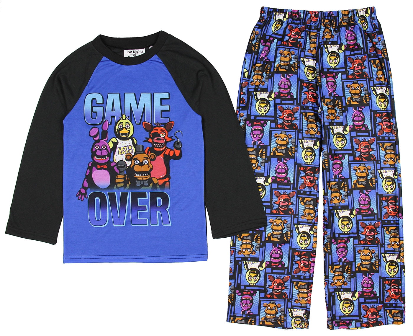 BioWorld Merchandising Boys Five Nights at Freddys Game Over Pajama Set