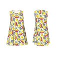 thumbnail image 3 of Vsdgher Hippopotamus Print Summer Dresses for Women Casual U Neck Beach Dress Sleeveless Tank Loose Sundress with Pocket -XX-Large, 3 of 7