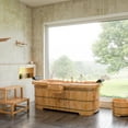 thumbnail image 3 of ALFI brand AB4402 20" Double Wooden Stepping Stool Multi-Purpose Accessory, 3 of 9