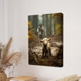 thumbnail image 7 of SYDposter Jesus Running After Lost Lamb Canvas Wall Art Christian Wall Decor HD Print Jesus Paintings for Living Room Bedroom Decoration Room Unframed 16x24in, 7 of 7