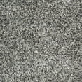 thumbnail image 6 of SAFAVIEH New Orleans Darius Solid Polyester Shag Area Rug, Platinum/Ivory, 5' x 5' Square, 6 of 6