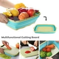 thumbnail image 6 of Camping Cutting Board, 9-in-1 Collapsible Chopping Board with Colander for Kitchen, Camping and RV, 6 of 10