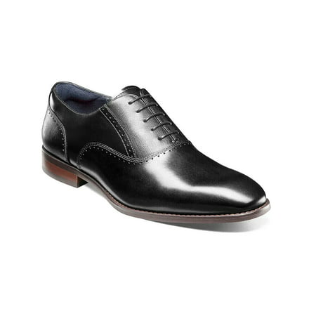 

Men s Stacy Adams Kalvin Plain Toe Oxford Shoes Leather Black 25571-001
