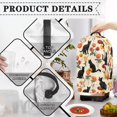 thumbnail image 5 of FKELYI Black Cat Flower Print Blender Dustproof Cover Water Resistant Food Processors Dust Cover Stand Mixer Appliance Protector Covers with Handle for Coffee Maker, 5 of 6