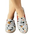 thumbnail image 5 of YLYL Halloween Fashion Sneakers for Halloween Stylish Pumpkin Print Colorful Lace-Up Canvas Flat Shoes Festival Party, 5 of 9