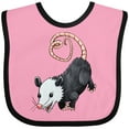 thumbnail image 3 of Inktastic Cute Possum and Heart Tail Boys or Girls Baby Bib, 3 of 4