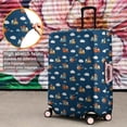 thumbnail image 4 of Cartoon Construction Vehicles Animals Luggage Cover Fashion Suitcase Cover Baggage Covers Fit 25-28 Inch Luggage (Go Travel), 4 of 5