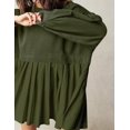 thumbnail image 5 of Womens Oversized Sweatshirt Dress Long Sleeve Crewneck Pullover Tops Relaxed Fit Sweatshirts Mini Dress, 5 of 5