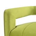 thumbnail image 6 of Modern Velvet Upholstered Accent Arm Chair, Green, 6 of 9