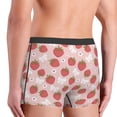 thumbnail image 3 of Goofa Floral Strawberr Printed Men's Boxer Briefs Underwear, Moisture-Wicking Underwear, Trunk,Soft and Breathable Cotton Underwear-Small, 3 of 9