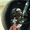 thumbnail image 1 of unbranded 2Ud Ajustador De Cadena De Metal Plata Para Motocicleta Herramienta Compacta Con Amplia Aplicación, 1 of 6