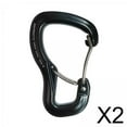 thumbnail image 1 of 2 piezas 8KN Mosquetón Shamjiam Herramientas deportivas Accesorios para Hamaca, 1 of 9