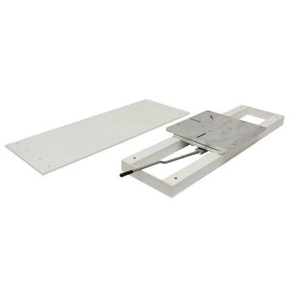 Tiara Boat Helm Seat Swivel Mount 5671439 | White Stainless (Stbd)