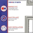 thumbnail image 6 of Whole Parts Refrigerator Door Gasket (Gray Color) Part# W10443314 - Replacement & Compatible with Some Amana, Kitchen Aid, Kenmore, Maytag and Whirlpool Refrigerators, 6 of 7