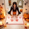 thumbnail image 2 of Twfbrm Halloween Bathroom Rug, 16 x 28 Inch Color-Changing Blood Bath Mat with Red Prints When Wet, Halloween Blood Carpet with Non-Slip Backing, Decorative Entryway Welcome Mat for Home, Bedroom, 2 of 8