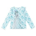 thumbnail image 3 of Disney Frozen Elsa Princess Anna Little Girls 2 Pack Long Sleeve T-Shirts Toddler to Big Kid, 3 of 5