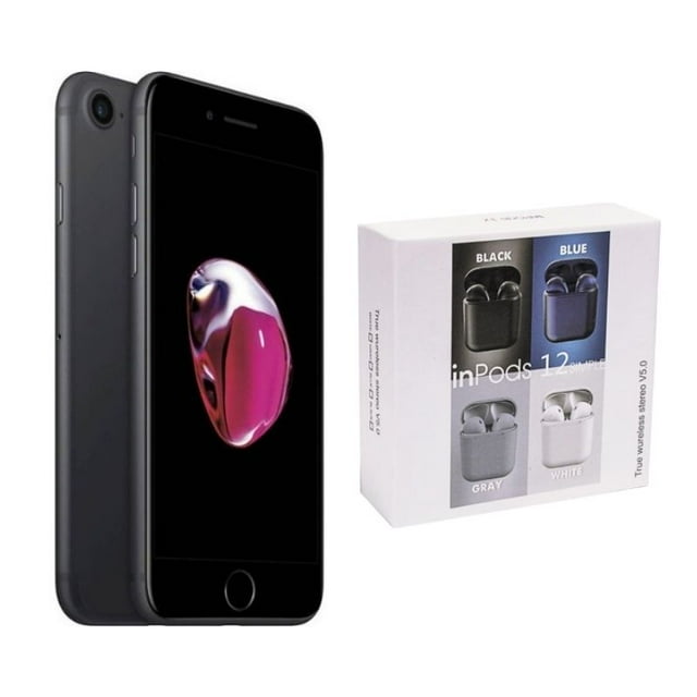 Smartphone iPhone 7 32GB Reacondicionado Negro + Audífonos Genéricos Apple iPhone iPhone 7