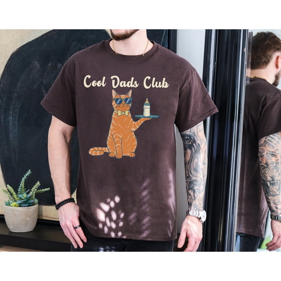 Funny New Dad T-Shirt, Cat Dad Graphic Tee, Fathers Day Gift for New Dad, Cute Pregnancy Announcement Shirt