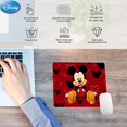 thumbnail image 3 of 1pc, Authorized,Disney's Mickey Mouse Funny Mouse Pad For Desk,Cute Office Decor,Disney's Non-Slip Rubber Base, Disney's Computer Mouse Pad, Waterproof Multifunctional Mouse Pad For Office, 3 of 5