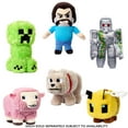 thumbnail image 6 of Minecraft Basic Plush Characters, 8-inch Collectible Soft Dolls Inspired by the Video Game, 6 of 6