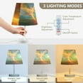 thumbnail image 4 of Glowing Lights and Swirls Desk Lamp LED Table Nightstand Lamps with 3 Color Temperatures for Home Bedroom Living Room Decor 6x11, 4 of 8