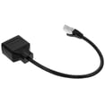 thumbnail image 2 of Divisor Ethernet RJ45 macho a doble RJ45 hembra, adaptador Ethernet, enchufe modular, 2 of 8