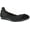 Black Metallic, variant on Bella Me Women's Casual Slip On Cap Toe Flat